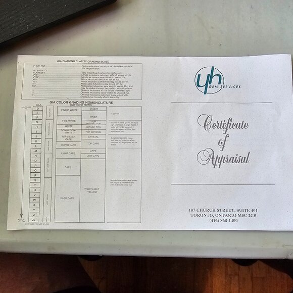 1.5 CT Sapphire ring - Picture 3 of 7